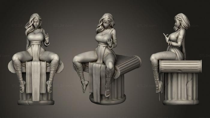 Figurines of girls (Salv, STKGL_1427) 3D models for cnc